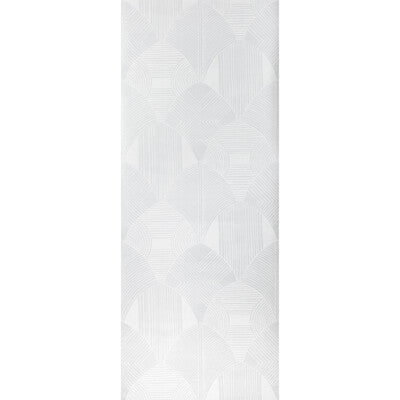 Kravet Design - W3607-11 White | Kravet Design |Modern Geometric Wallcovering Print