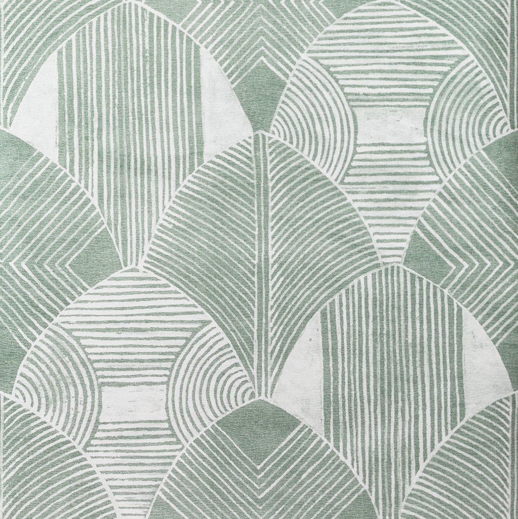 W3607-3 White | Kravet Design |Modern Geometric Wallcovering Print