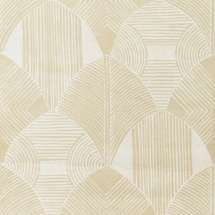 W3607-4 Ivory | Kravet Design |Modern Geometric Wallcovering Print