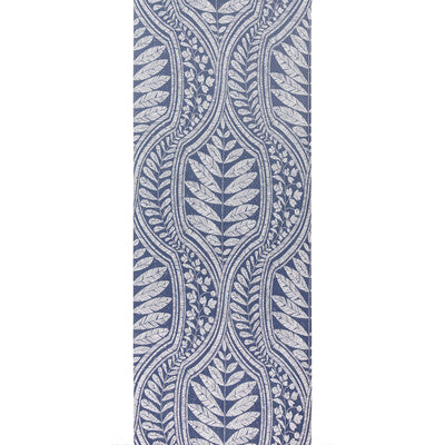 Kravet Design - W3608-50 Indigo | Kravet Design | Botanical & Floral Damask Wallcovering Print