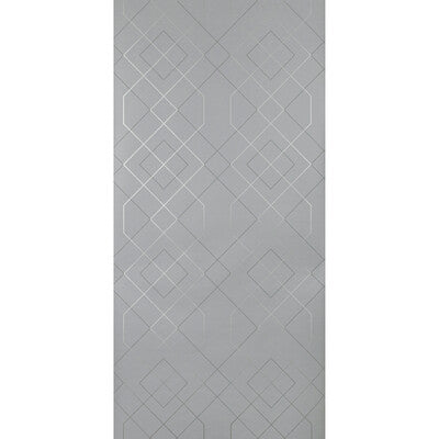Kravet Design - W3613-11 Grey | Kravet Design |Geometric Metallic Wallcovering Print