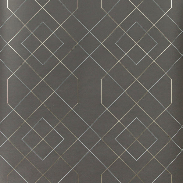 Kravet Design - Charcoal Gray Wallcovering | Kravet