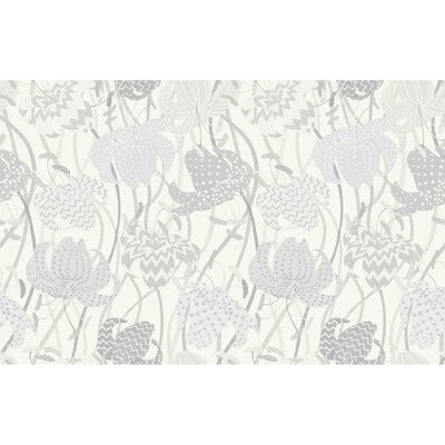 Lilium - 10231 Grey | Kravet Couture | Missoni Home Wallcoverings 03 | Botanical & Floral Wallcovering Print