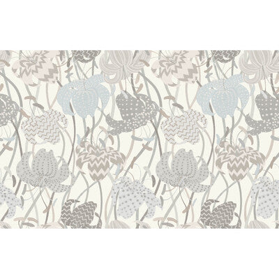 Lilium - 10234 Grey | Kravet Couture | Missoni Home Wallcoverings 03 | Botanical & Floral Wallcovering Print