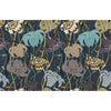 Lilium - 10233 Blue | Kravet Couture | Missoni Home Wallcoverings 03 | Botanical & Floral Wallcovering Print