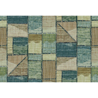 Patchwork - 10243 Teal | Kravet Couture | Missoni Home Wallcoverings 03 |Modern Geometric Wallcovering Print