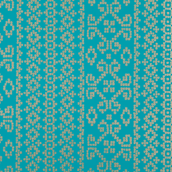 Kasbah Wallpaper Moroccan Blue | Romo Europe