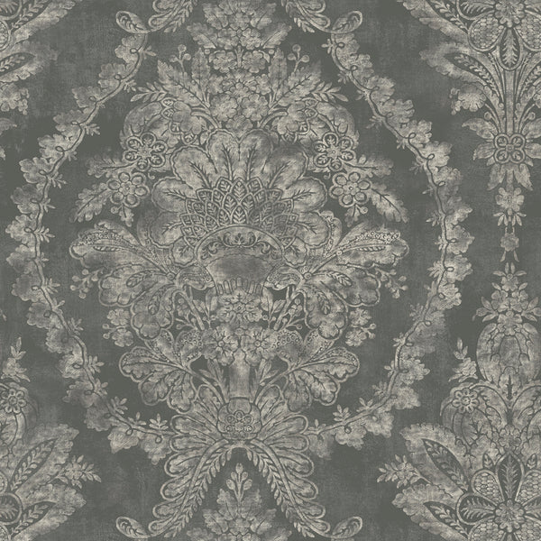 Kravet Design - W3715-21 Grey Wallcovering | Kravet