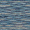 W3716-5 Blue | Kravet Design | Ronald Redding |Metallic Stripes Wallcovering Print