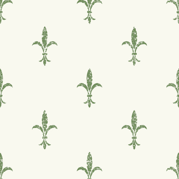W3717-3 White | Kravet Design | Ronald Redding |Tone On Tone Wallcovering Print