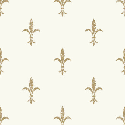 Kravet Design - W3717-4 White | Kravet Design | Ronald Redding |Tone On Tone Wallcovering Print