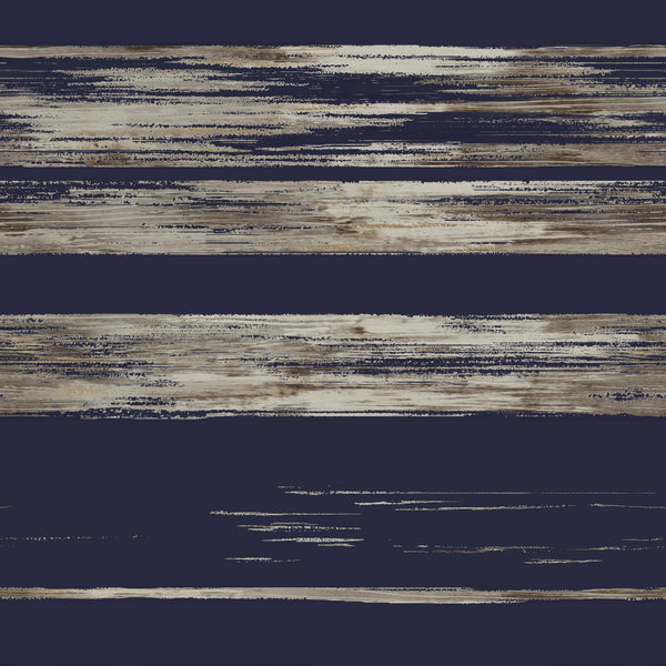 Kravet Design - W3720-50 Dark Blue Wallcovering | Kravet