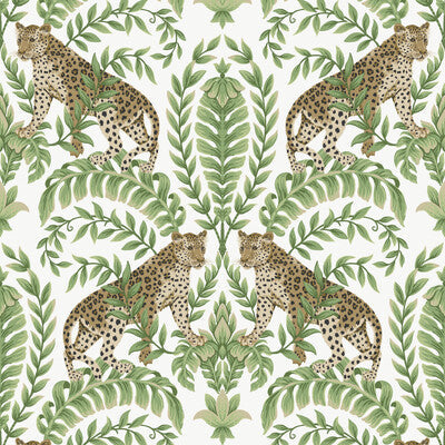 Kravet Design - W3721-101 White | Kravet Design | Ronald Redding | Flora & Fauna Wallcovering Print