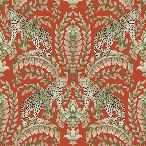Kravet Design - W3721-12 Orange Wallcovering | Kravet