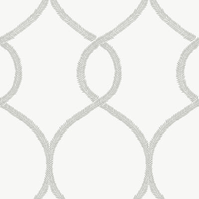 Kravet Design - W3722-11 White | Kravet Design | Ronald Redding |Tone On Tone Wallcovering Print