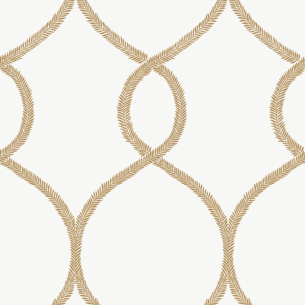 W3722-4 White | Kravet Design | Ronald Redding |Tone On Tone Wallcovering Print
