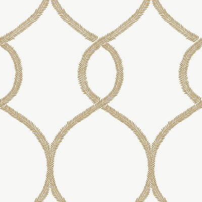 Kravet Design - W3722-4 White | Kravet Design | Ronald Redding |Tone On Tone Wallcovering Print