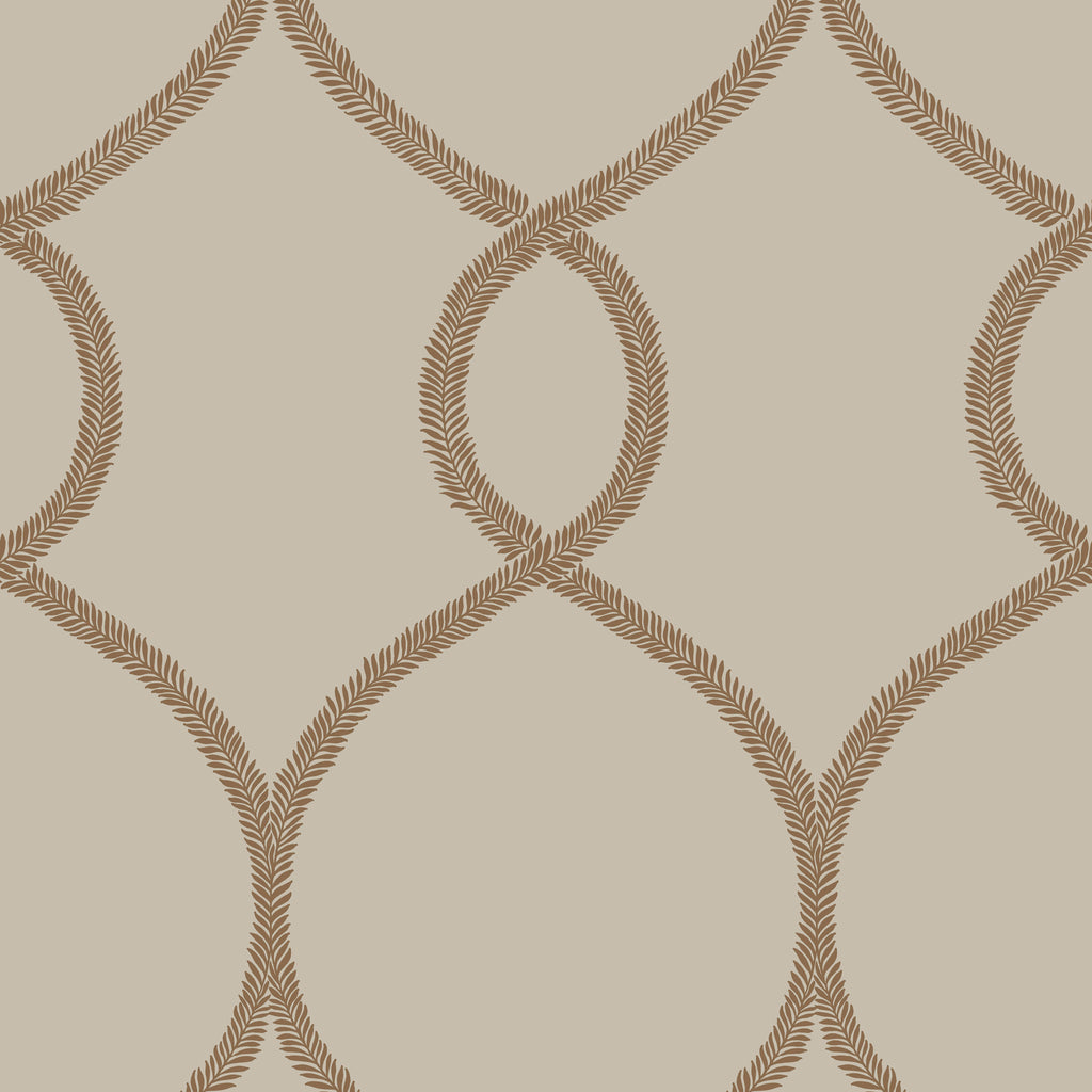 W3722-6 Beige | Kravet Design | Ronald Redding |Tone On Tone Wallcovering Print