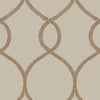 W3722-6 Beige | Kravet Design | Ronald Redding |Tone On Tone Wallcovering Print