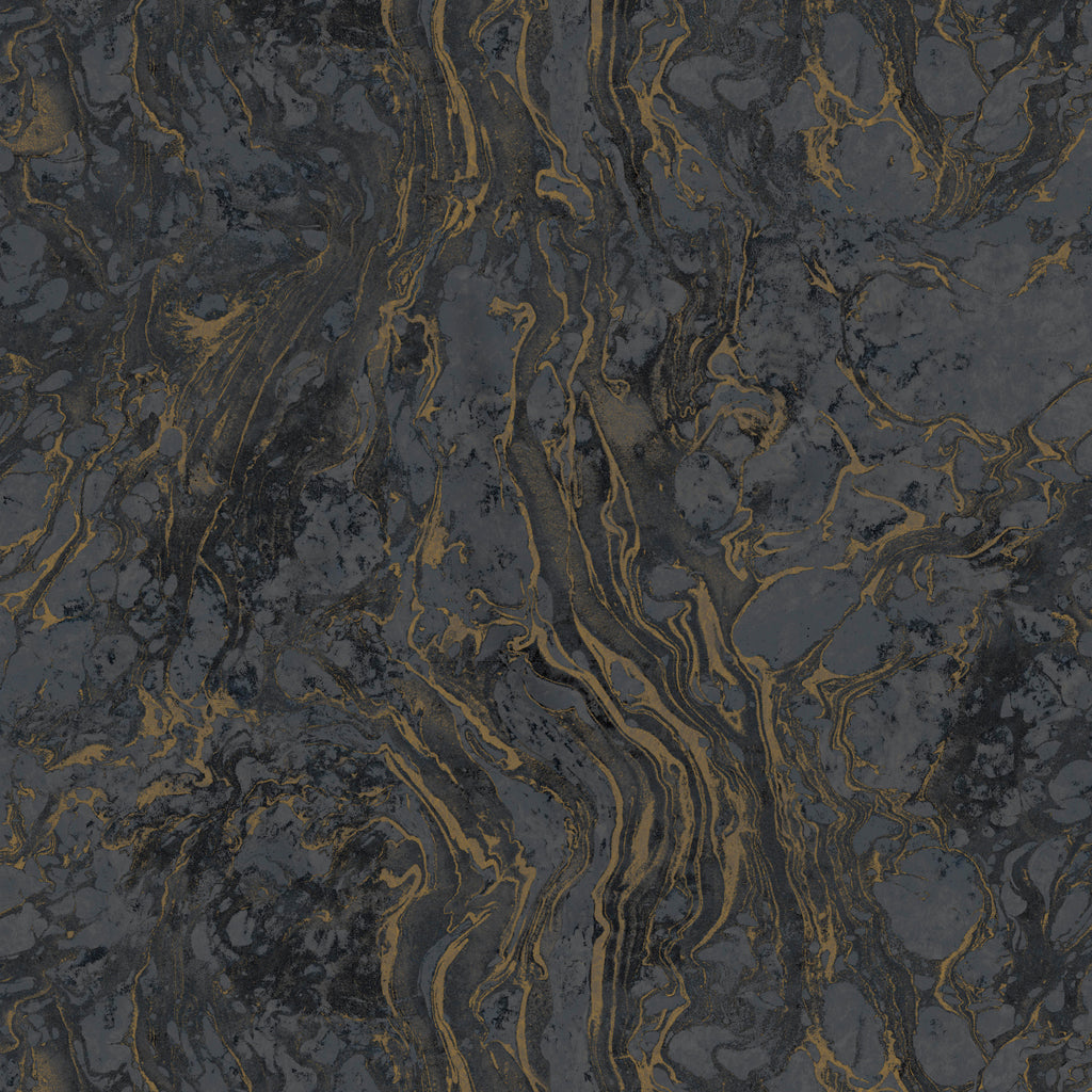 W3724-8 Black | Kravet Design | Ronald Redding |Modern Wallcovering Print