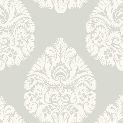 Kravet Design - W3726-11 Grey | Kravet Design | Ronald Redding |Damask Wallcovering Print