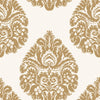 W3726-4 Gold | Kravet Design | Ronald Redding |Damask Wallcovering Print