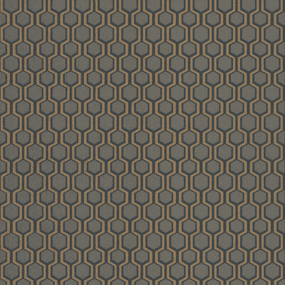 Kravet Design - W3727-21 Grey | Kravet Design | Ronald Redding |Geometric Wallcovering Print