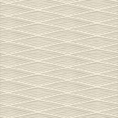 Kravet Design - W3730-16 Taupe | Kravet Design | Ronald Redding |Geometric Wallcovering Print