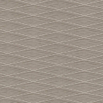 W3730-6 Grey | Kravet Design | Ronald Redding |Geometric Wallcovering Print