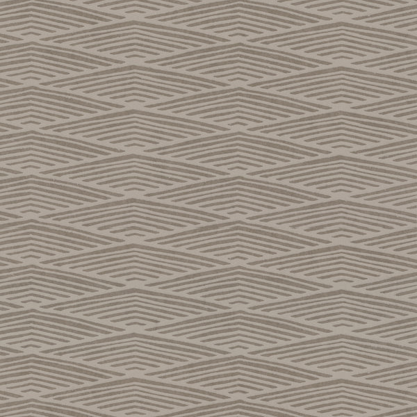 W3730-6 Grey | Kravet Design | Ronald Redding |Geometric Wallcovering Print
