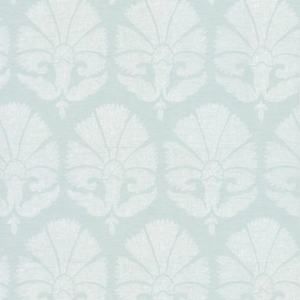 Kravet Design - W3731-15 Light Blue Wallcovering | Kravet