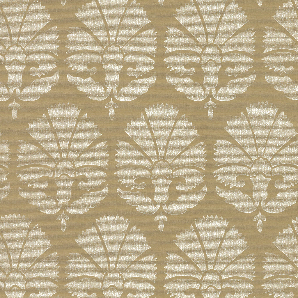 W3731-4 Gold | Kravet Design | Ronald Redding |Damask Wallcovering Print
