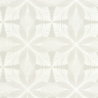 Kravet Design - W3734-1101 Grey | Kravet Design | Ronald Redding | Botanical & Floral Wallcovering Print