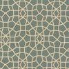 Kravet Design - W3735-3 Green | Kravet Design | Ronald Redding |Geometric Wallcovering Print