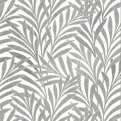 Kravet Design - W3737-81 Black | Kravet Design | Ronald Redding |Texture Tropical Wallcovering Print