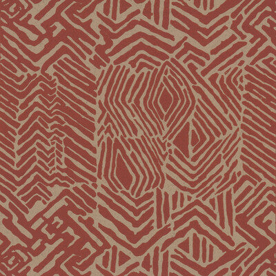 Kravet Design - W3739-916 Red Wallcovering | Kravet