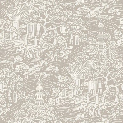 Kravet Design - W3742-16 Beige | Kravet Design | Ronald Redding |Chinoiserie Wallcovering Print