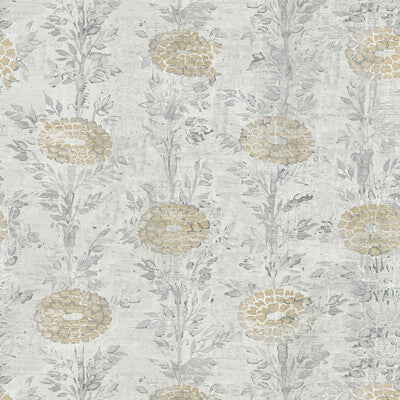 Kravet Design - W3743-11 Gold | Kravet Design | Ronald Redding | Botanical & Floral Wallcovering Print