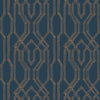 Kravet Design - W3748-5 Blue | Kravet Design | Ronald Redding | Lattice/Scrollwork Wallcovering Print