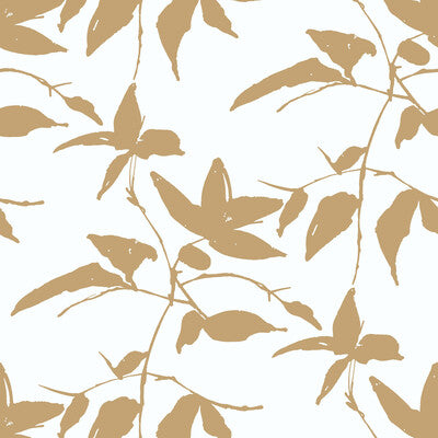 Kravet Design - W3749-4 Gold | Kravet Design | Ronald Redding | Botanical & Floral Wallcovering Print