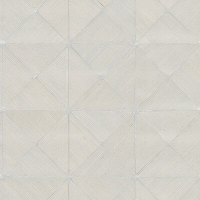 Kravet Design - W3757-11 Silver | Kravet Design |Geometric Wallcovering Print