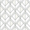Kravet Design - W3758-81 White | Kravet Design |Geometric Wallcovering Print