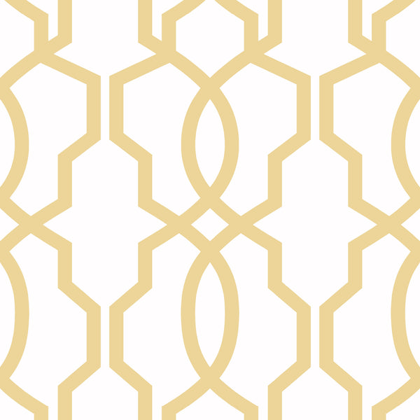 Kravet Design - W3760-40 Yellow Wallcovering | Kravet