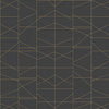 W3762-8 Gold | Kravet Design |Geometric Wallcovering Print