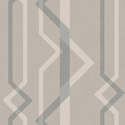 Kravet Design - W3767-16 Beige | Kravet Design |Geometric Wallcovering Print