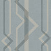 W3767-5 Blue | Kravet Design |Geometric Wallcovering Print