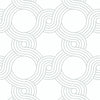Kravet Design - W3769-11 Grey | Kravet Design |Geometric Wallcovering Print