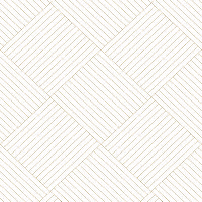 W3770-4 Gold | Kravet Design |Geometric Wallcovering Print