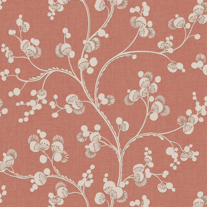 Kravet Design - W3772-12 Orange Wallcovering | Kravet