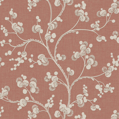 Kravet Design - W3772-12 Orange | Kravet Design | Botanical & Floral Wallcovering Print